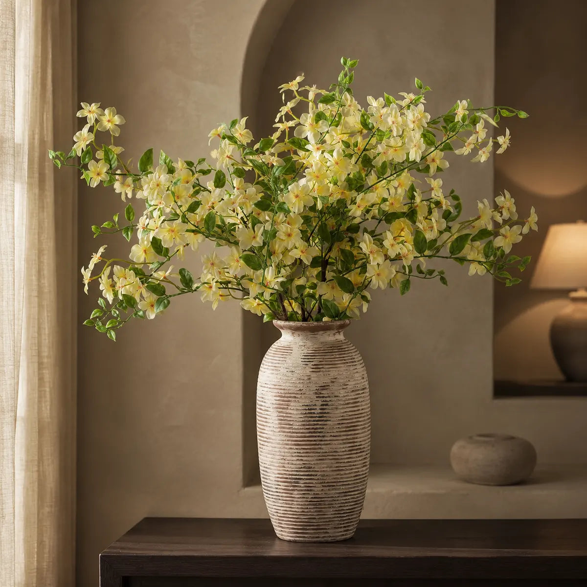 Vasemuse Rustic Farmhouse Tall Ceramic Vase