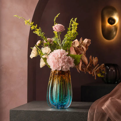 Vasemuse Wide Mouth Art Glass Vase